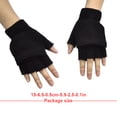 thumbnail image 4 of Guardurnaity 1 par de manoplas para mujer, práctica manopla Convertible para mantener el calor, fundas de mano simples para exteriores, accesorio guantes y mitones Negro, 4 of 6