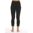 thumbnail image 2 of Just Love Yoga Capri Pants for Women (Black, X-Small), 2 of 2