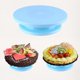 thumbnail image 4 of Inteprter Tocadiscos de plástico de 28cm para decoración de pasteles, giratoria antideslizante para decoración de pasteles, soporte Herramientas y accesorios para hornear Azul, 4 of 6