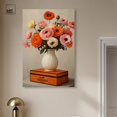 thumbnail image 3 of Beautiful Floral Vase and Box Canvas Print Fashion Art Prints by Art Remedy, Gallery Wrapped, 30 x 45, 3 of 7
