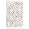 thumbnail image 6 of Unique Loom Gatlinburg Cherokee Rug Ivory/Gray 4' 1" x 6' 1" Rectangle Textured Geometric Bohemian Perfect For Living Room Bed Room Dining Room Office, 6 of 6