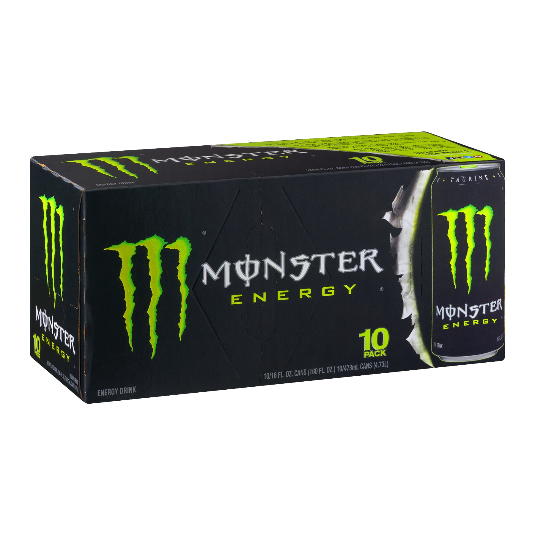 Monster Original Energy Drink, 16 Fl. Oz., 10 Count