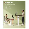 Standing Desk 60x24 Height Adjustable with 1 Inch Thick Piece Desktop ...