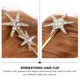 thumbnail image 3 of unbranded 2Ud Pasadores Para Mujer Con De Cristal Dorado De Aleación Resistentes Y, 3 of 6