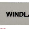 thumbnail image 3 of Boat Windlass Label Decal 7130414 | Clear Black Vinyl 2 x 3/4 Inch, 3 of 3