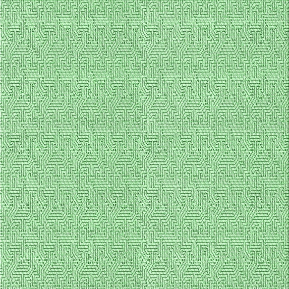 Ahgly Company Indoor Square Patterned Mint Green Area Rugs, 5' Square