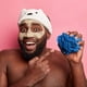 thumbnail image 4 of Xihbxyly En venta Toalla de baño africana con cordón y esponja exfoliante para hombres, toalla de baño espumosa para mujeres, toalla de baño para frotar con barro para limpiar, 4 of 5