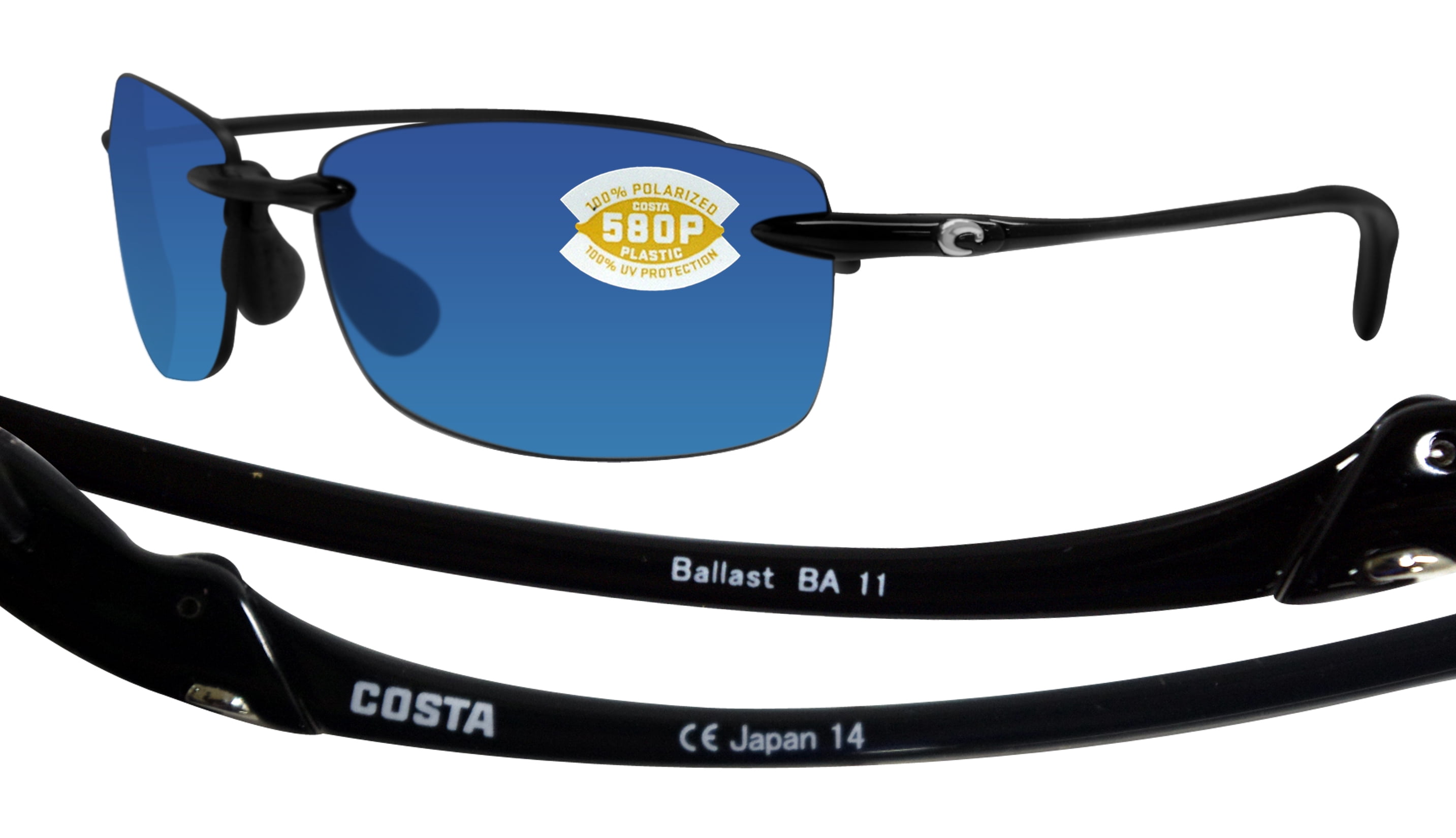 Ballast Shiny Black Sunglasses