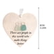 thumbnail image 2 of Heart Glass Sea Friendship Decor, Friendship Heart Ornament, Christmas Tree Hanging Keepsake, for Home Office, High-Quality Sea Glass, Unique Gift, for Bedroom, 2 of 7