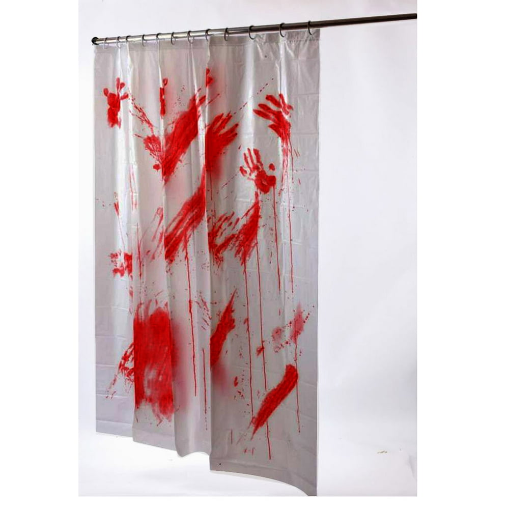 Morris costumes FW91031 Bloody Shower Curtain