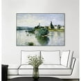 thumbnail image 3 of Giant Art Canvas  36x24 The Seine at Lavacourt Framed in Multi-Color, 3 of 3