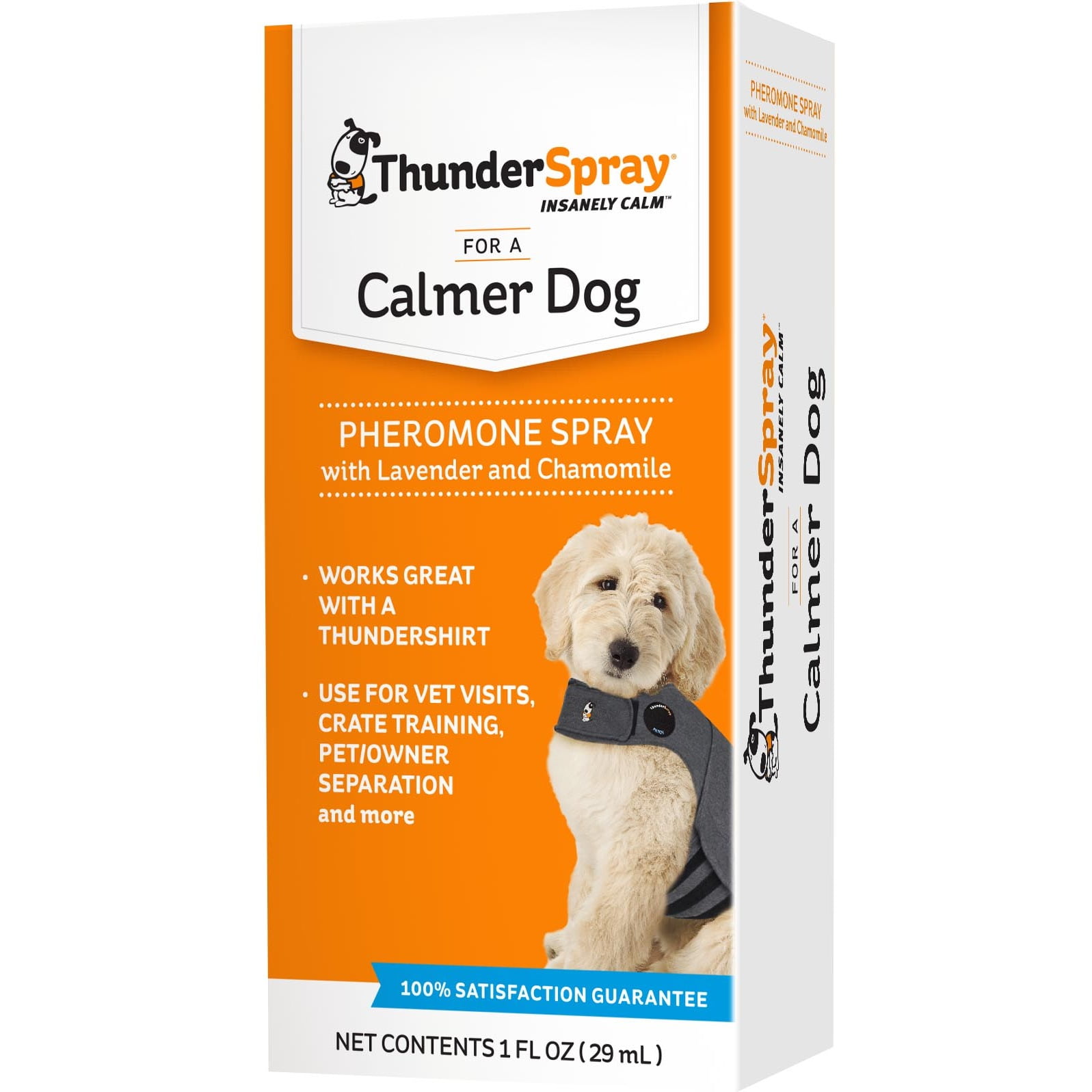 ThunderSpray Calming Pheromone Spray for Dogs, 1 oz.