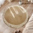 thumbnail image 4 of Rope Area Rug for Cats Synthetic Fibers Durable Washable Round Reversible Woven Tassel Soft Stylish Easy Clean Multiple Sizes for Home High Traffic Areas Cat Scratching, 4 of 4