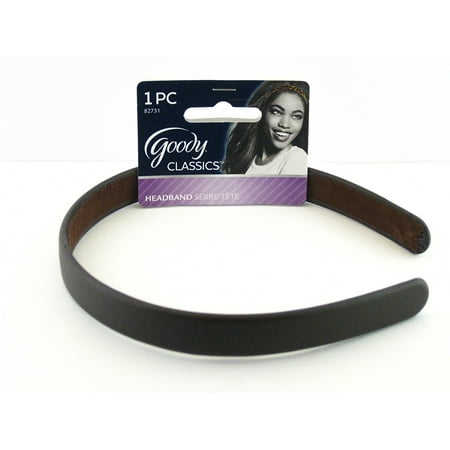 Classics Taylor Head Band - 1 Pcs. (Brown), Ouchless - Gentle On Hair - No Metal By Goody Ship from