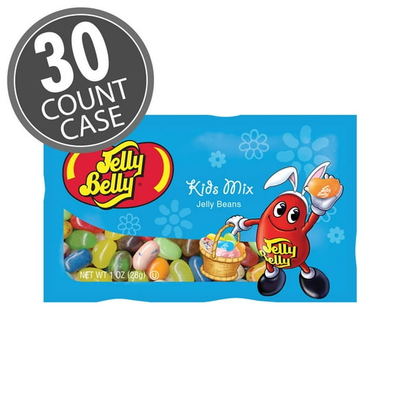 Jelly Belly Easter Kids Mix Jelly Beans, 1 oz Bag, 30-Count Case
