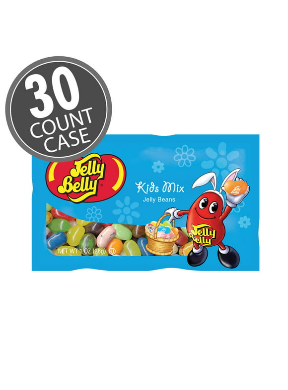Jelly Belly Easter Kids Mix Jelly Beans, 1 oz Bag, 30-Count Case