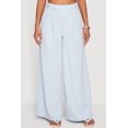 thumbnail image 3 of Women's Solid High Waisted Wide Leg Dress Pants with Belt, 3 of 4