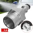 thumbnail image 1 of Quick Release Pressure Washer Tool Hose Fitting To M14/M22 Adapter for Lavor, 1 of 6