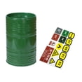 thumbnail image 1 of Contenedor de tanque de combustible Strade Fareast Limited 1/8 1/10 RC Car Barrel mini contenedor verde, 1 of 8