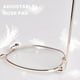 thumbnail image 3 of Gafas de protección UV cuadradas de metal OPTOFENDY que bloquean la luz azul, 3 of 7