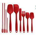 thumbnail image 1 of Set 10 Utensilios De Cocina De Silicona Espatulas Reposteria Rojo, 1 of 5