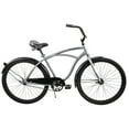 Huffy 26" Cranbrook Men's Beach Cruiser Comfort Bike, Silver