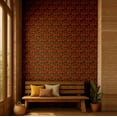 thumbnail image 2 of S4sassy Self-Stick Decorative Boho Wallpaper, Leafy Paisley Print Walls Paper, Vinyl Waterproof Contact Paper, Blue, 25"x60"inch Removable Renter Friendly Wall Covering For Bedroom, Dining room, 2 of 9