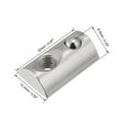 thumbnail image 2 of Unique Bargains Roll-In Spring M6 T Nut, Roll Ball Elastic Nuts for 4040 Series Aluminum Extrusion Profile, 4 Pcs, 2 of 5
