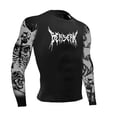 thumbnail image 2 of Camiseta de compresión con estampado 3D para hombre, camisa muscular de manga larga, ropa deportiva atlética, camisetas cortas, camiseta de entrenamiento de secado fresco, 2 of 5