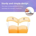 thumbnail image 5 of Monthly Pill Organizer 2 Times a Day, One Month Pill Box with AM and PM, 30 Day Pill Case with 32 Portable Compartments, 5 of 6