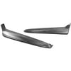 Ikon Motorsports Compatible with 99-00 Honda Civic Rear Bumper Lip Splitters Unpainted 2PC- PU Polyurethane