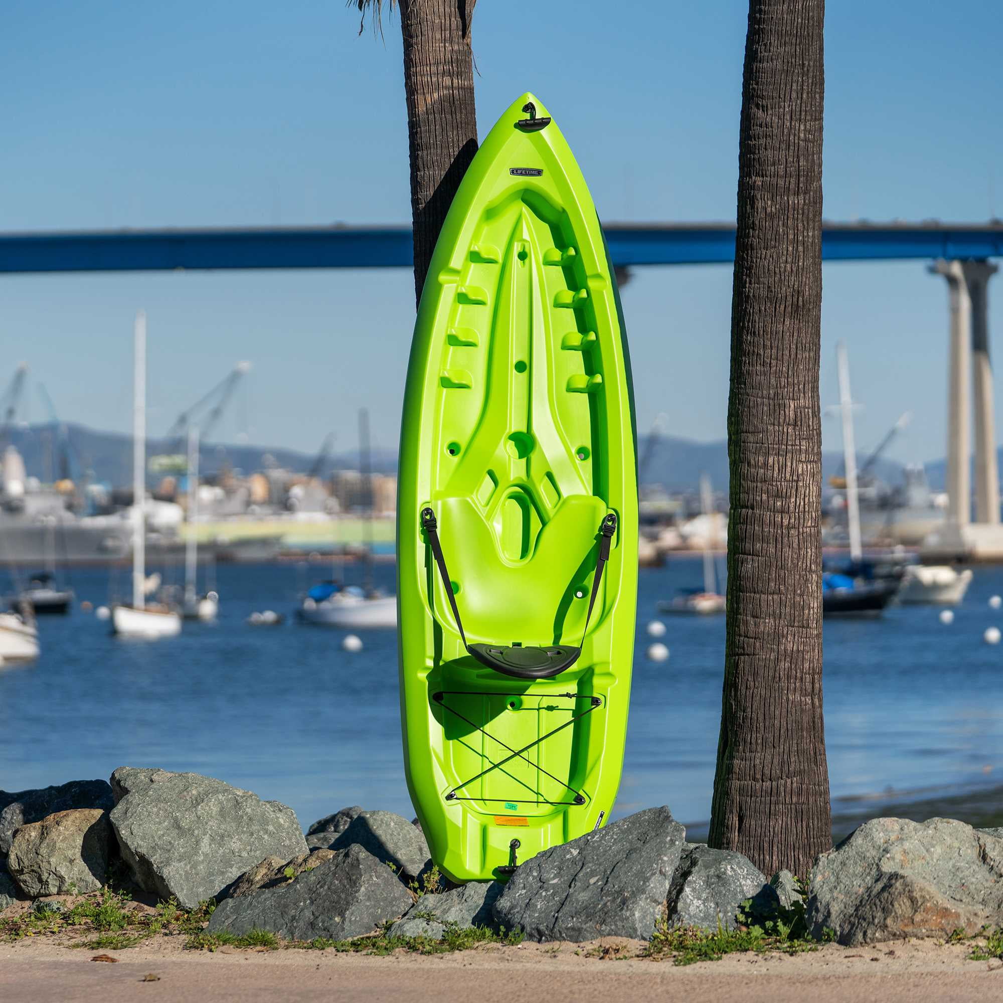 Lifetime Daylite 8 ft Sit-On-Top Kayak with Paddle, Lime Green (90938)