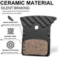 thumbnail image 2 of 1 Pair BUCKLOS Bike Disc Brake Pads Ceramic BL-01S/02S/03S/04S/05S MTB Mountain Road Bike Bicycle fit Shimano L03A L04C L05A R7070-F R4770-F RS805-F, 2 of 8