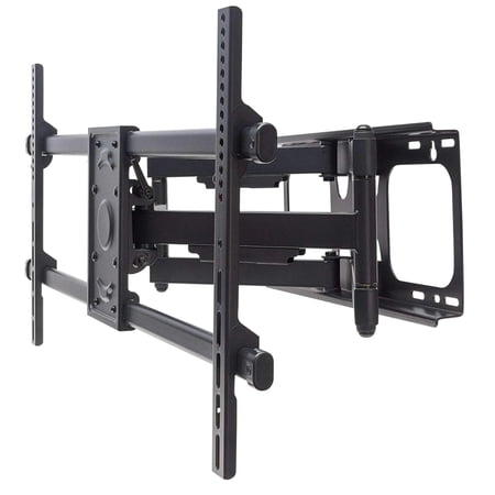 UPC: 0766623461290 | Manhattan LCD Full-Motion TV Wall Mount  Maximum Screen Size 90   up to 165 lbs.; Tilt  Swivel and Level; Black
