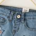 thumbnail image 7 of GYRATEDREAM Trendy Girls' Denim Shorts with Five Pockets Jean Summer Shorts for Kids 2-10 Years, 7 of 7