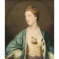 thumbnail image 2 of Sir Joshua Reynolds 20x23 Gold Ornate Framed and Double Matted Museum Art Print Titled - Mrs. Chalmers (ca. Between 1755 and 1760), 2 of 4