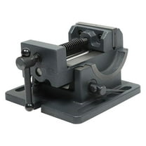 3 Inch Drill Press Vise, Cradle Style Angle Vise 0-90 Degree Swivel, Cast Iron Drill Clamp Tilting Vise for Metalworking, Milling, Hobby Crafts