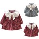 thumbnail image 3 of Odeerbi Niñas Floral Princesa Vestidos Peter Pan Cuello Vestido de Algodón Vestido de Manga Larga, 3 of 3