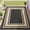 Black&Beige, variant on Outdoor Plastic Waterproof Rug 5'x 8' for Patio, Porch, Deck, Backyard, Balcony, Reversible, Geometric