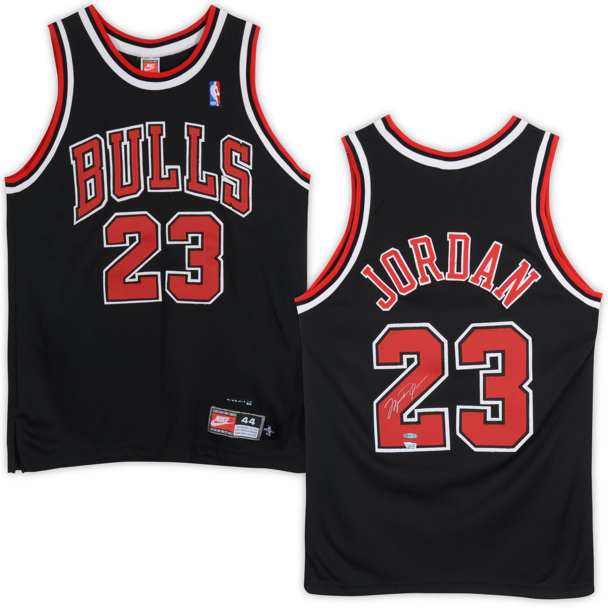 rig Tale vakuum Michael Jordan Chicago Bulls Autographed Black Jersey - Upper Deck -  Fanatics Authentic Certified - Walmart.com