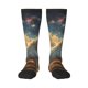 thumbnail image 1 of Fotbe Starry Sky White Horse Calcetas Divertidas Estampadas para Hombre y Mujer, Calcetas de Algodón hasta la Rodilla para Caminar, Correr, Enfermería y Embarazo, 1 of 6