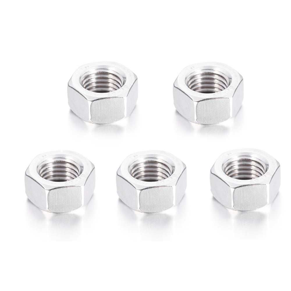 Details about   Hex Full Nut Hexagon Nuts DIN 934 A2 Stainless Steel M2 M3 M4 M5 M6 M8 M10 M12 