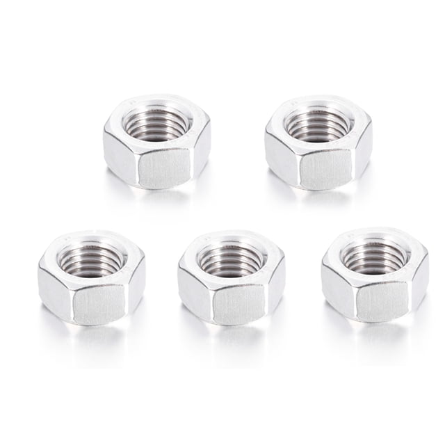Tuercas hexagonales llenas de grado marino de acero inoxidable 304 A2 DIN934 Tuerca hexagonal Carevas Nueces