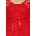 thumbnail image 2 of Moa Collection Fit & Flare Lace Sleeveless Dress, Women's Plus 2XL, 2 of 6