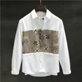 thumbnail image 3 of Camisa de hombre con gráfico de carga azul Camisas para hombre Trendyol Button Up Social Original Barata Marca I Asia Nuevo en Cool Normal Diseñador Xxl, 3 of 5