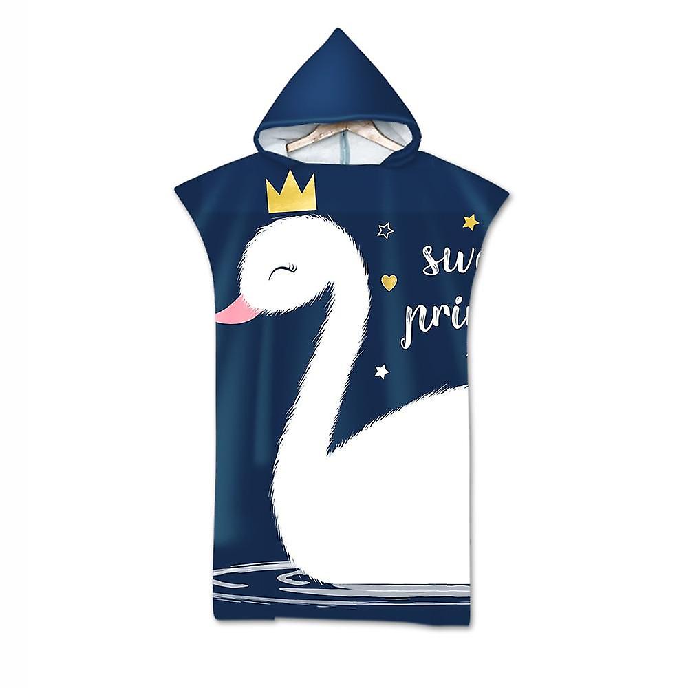 Poncho De Changement Pour Plage/Piscine - Cape Serviette à Capuche, Polyester, Longueur 120 Cm - Pour Se Changer Discrètement En Extérieur