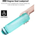 thumbnail image 4 of Botella de agua potable a prueba de fugas de 32 oz con marcador de tiempo y pajita para garantizar que beba suficiente agua durante todo el día para los entusiastas del ejercicio y el aire libre Xemadio LRWJ259-1, 4 of 7