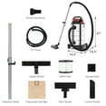 thumbnail image 2 of Gymax 3-in-1 Wet Dry Vacuum Cleaner 9 Gallon Upright Portable w/ Blower, 2 of 8