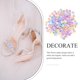 thumbnail image 3 of CRILSTYLEO 200Ud Encantos De Resina Con Floral Para Accesorios De Manualidades DIY, 3 of 6