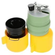 FRCOLOR Portable Hand Crank Coffee Bean Mill Grinder Manual Coffee Grinding Tool for Camping Travel Outdoor Use Small Coffee Grinder Coffee Mug